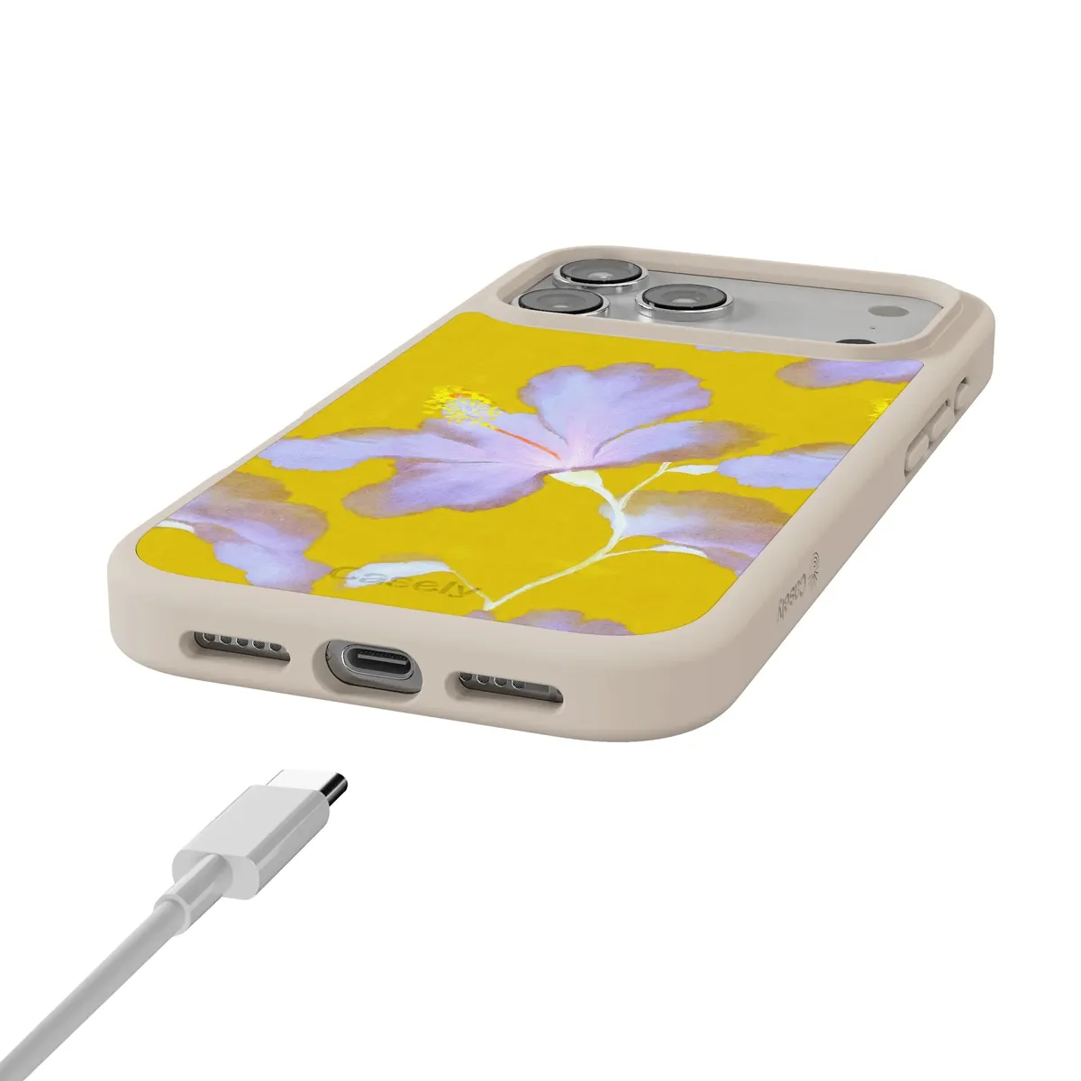 Hibiscus Haze | Painted Floral Case - Image 103