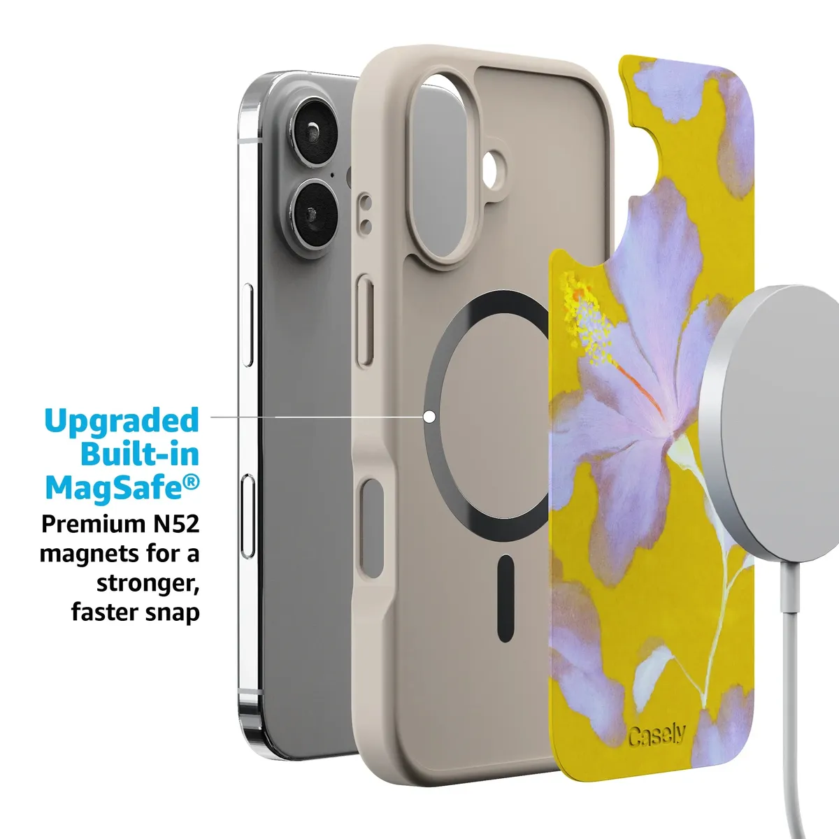 Hibiscus Haze | Painted Floral Case - Image 115