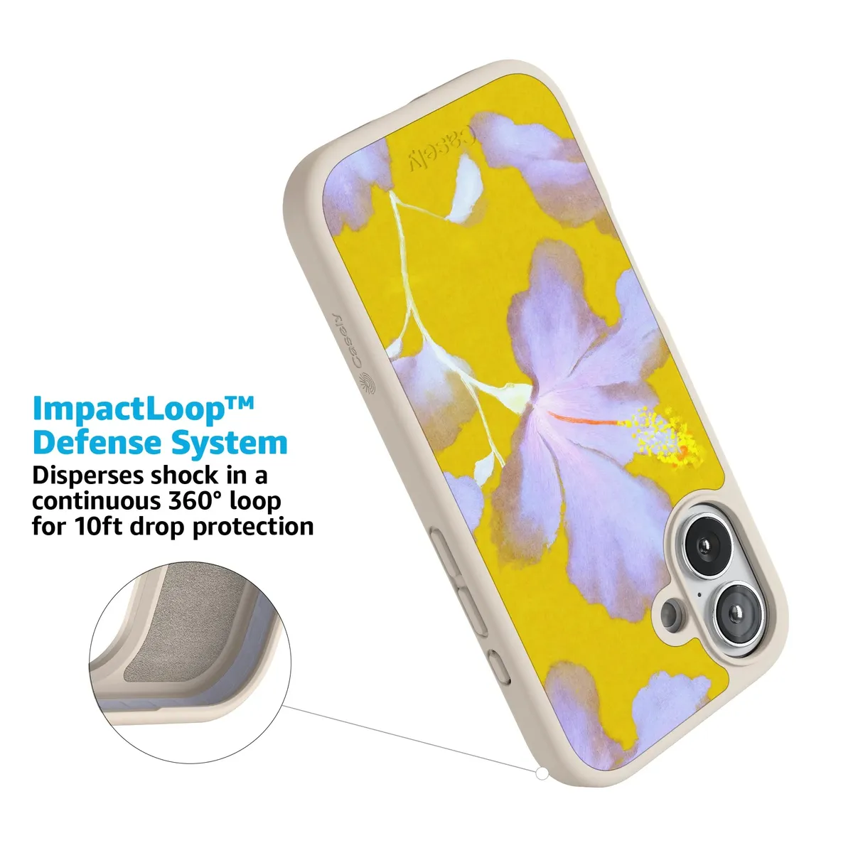 Hibiscus Haze | Painted Floral Case - Image 120