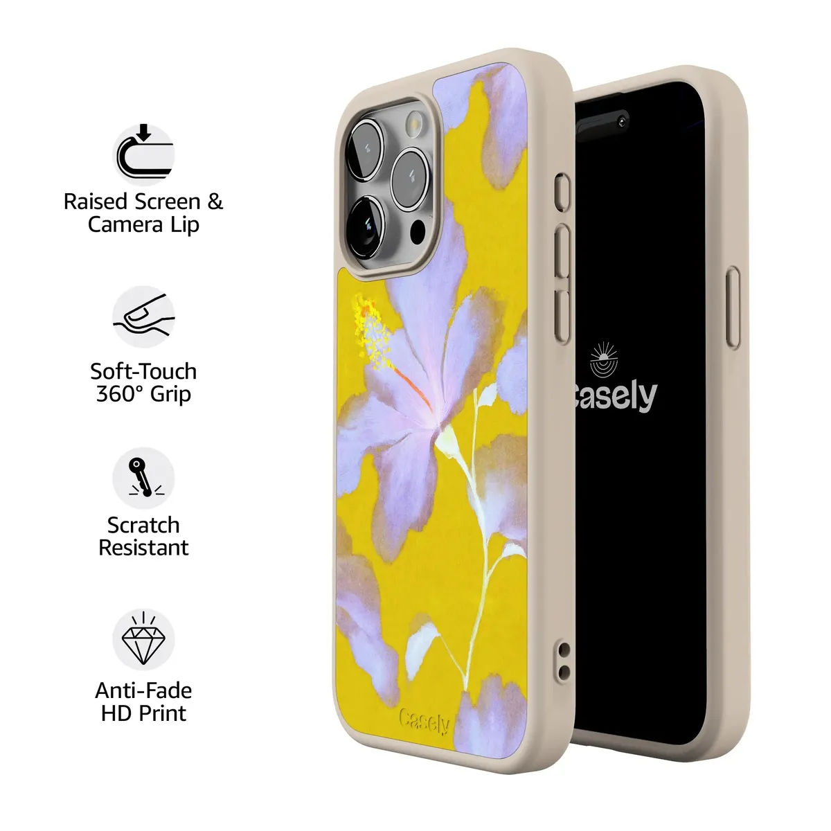 Hibiscus Haze | Painted Floral Case - Image 129