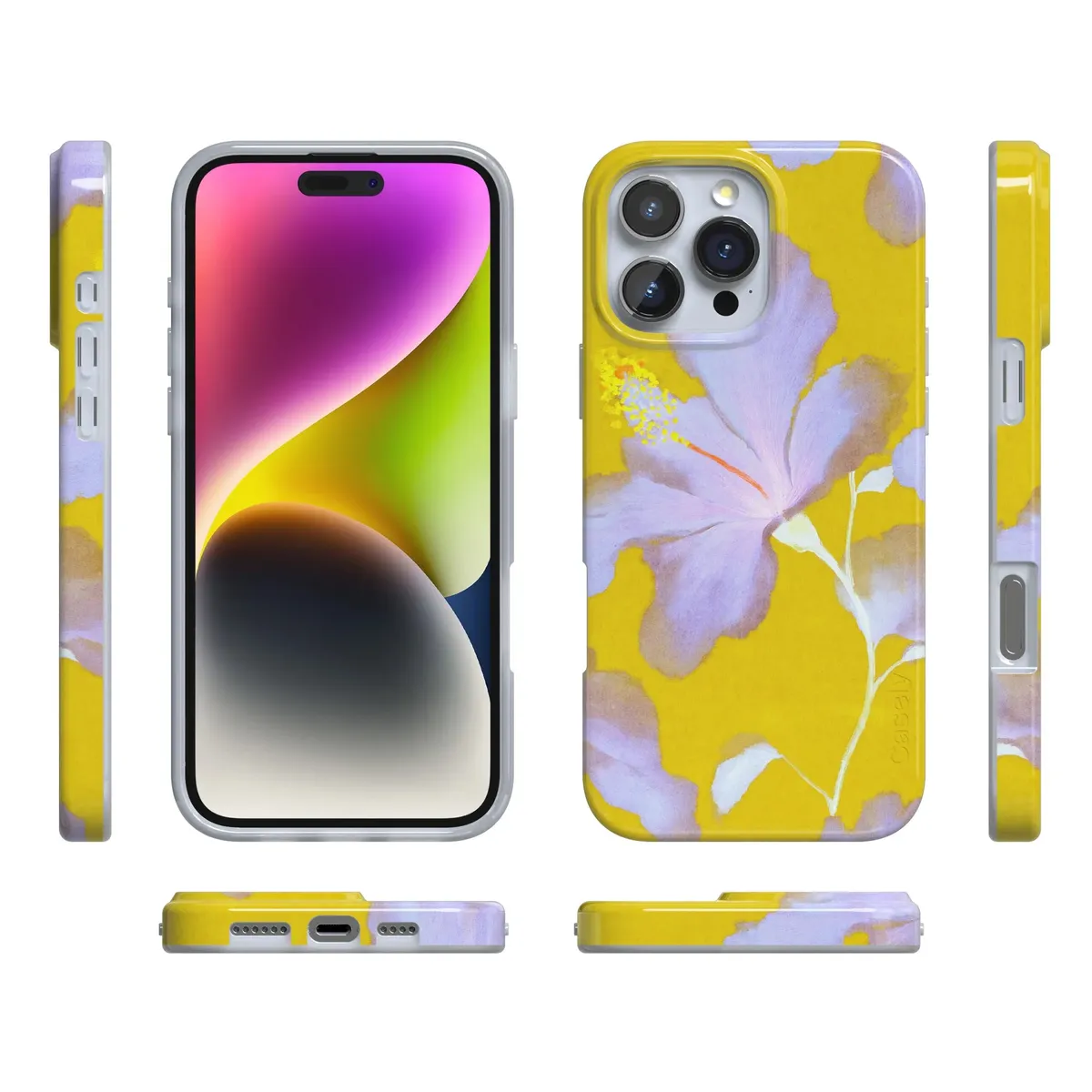 Hibiscus Haze | Painted Floral Case - Image 86
