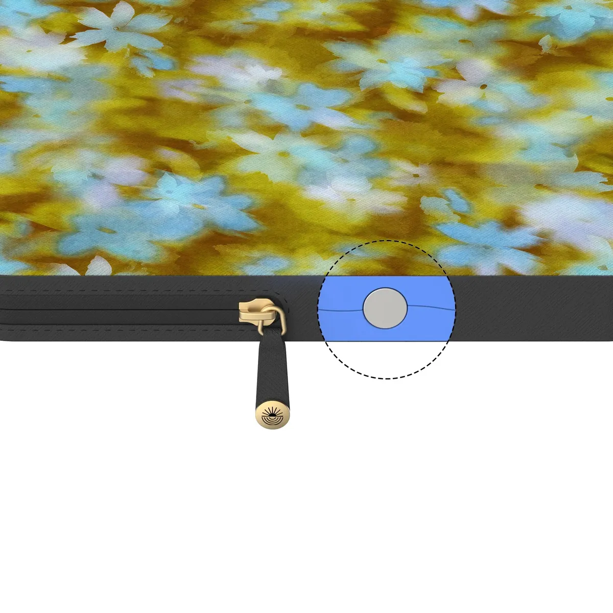 Hometown Reverie | Hazy Floral Laptop Case - Image 5