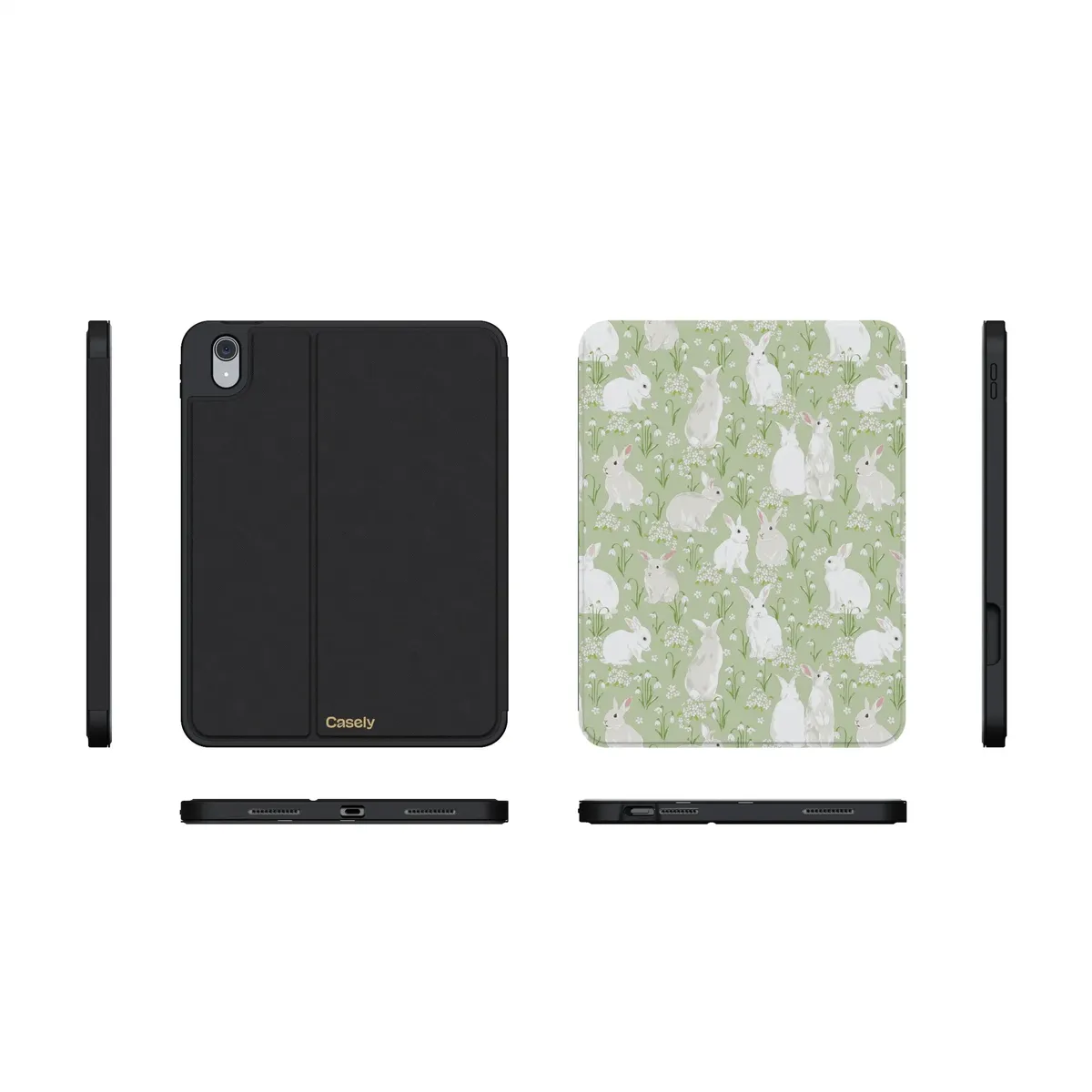 Hop to it | Green Bunny iPad Case - Image 13