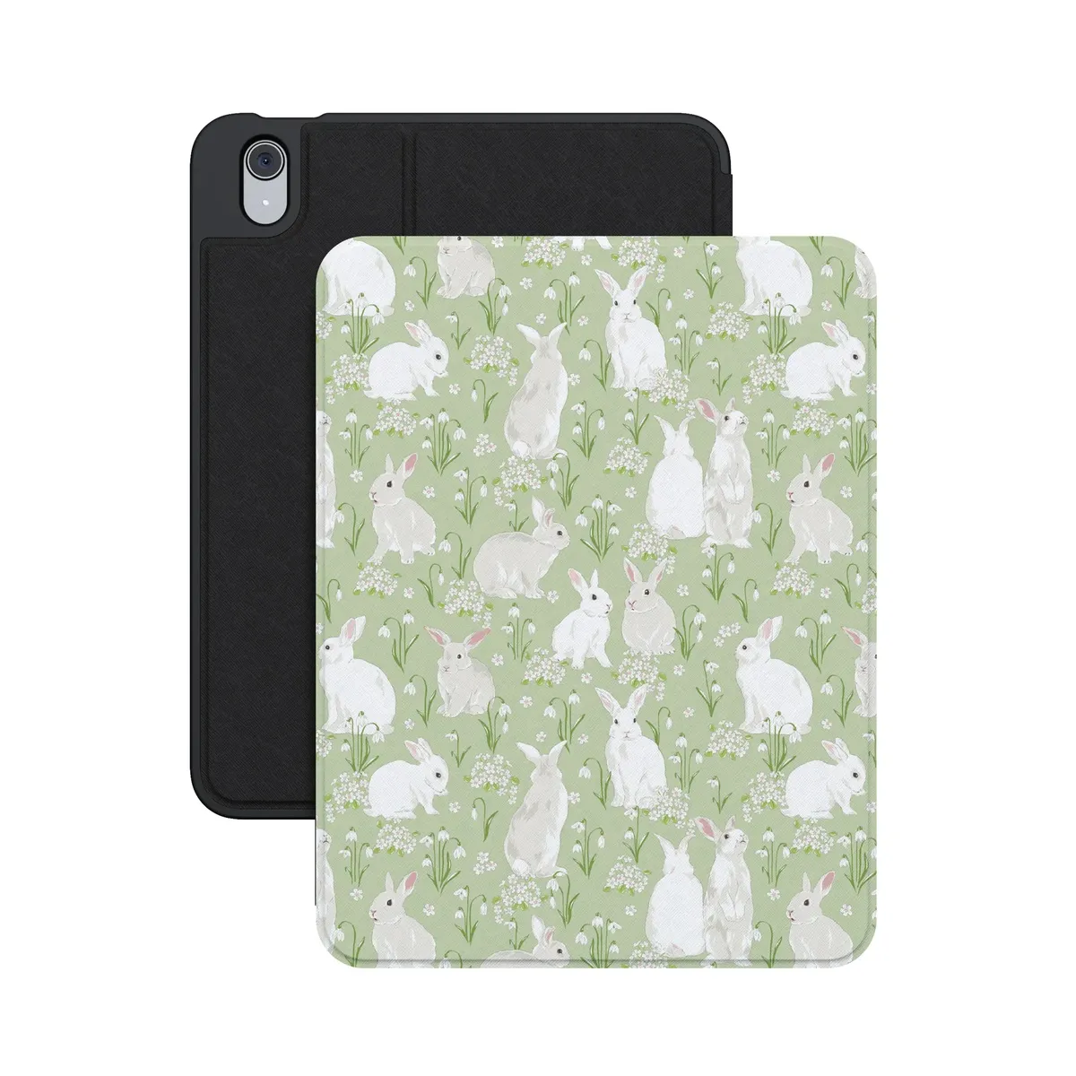 Hop to it | Green Bunny iPad Case - Image 9