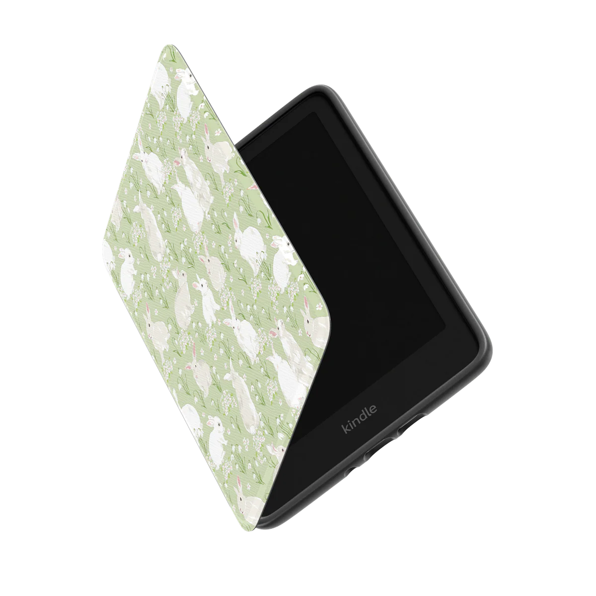 Hop to it | Green Bunny Kindle Case - Image 11