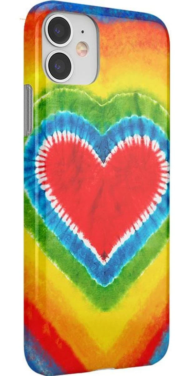 I Heart Tie Dye | Rainbow Heart Case - Image 17