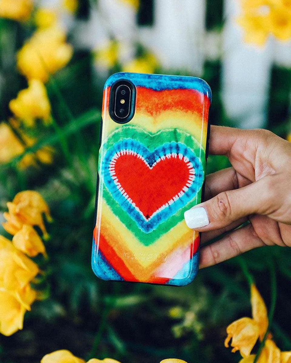I Heart Tie Dye | Rainbow Heart Case - Image 49