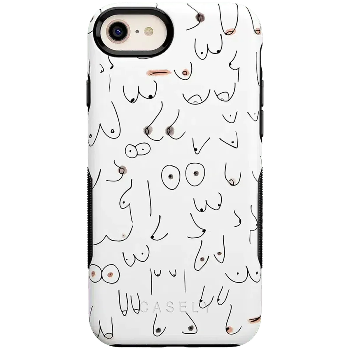 I'm With Her | Black & White Boobs Case - Image 110