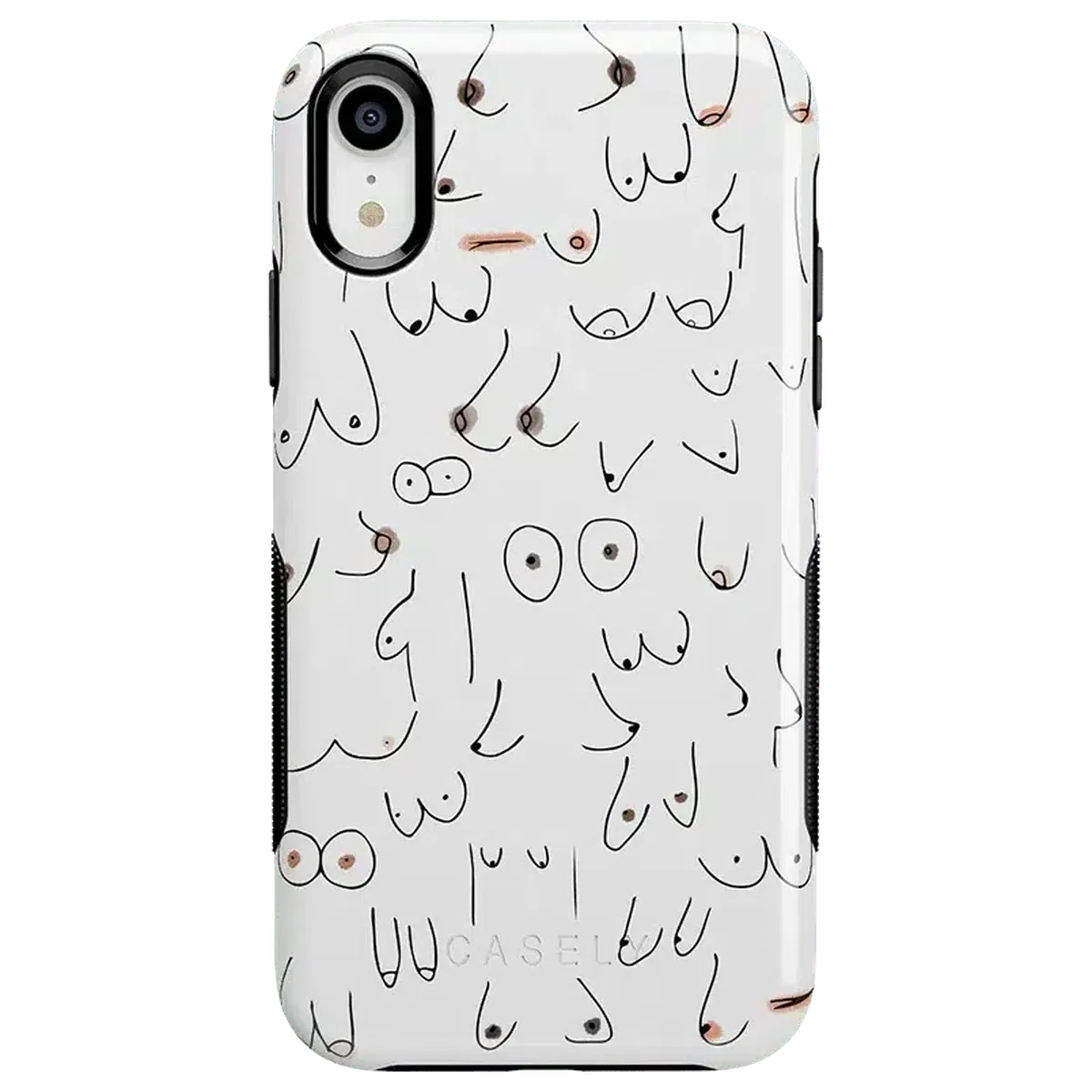 I'm With Her | Black & White Boobs Case - Image 116