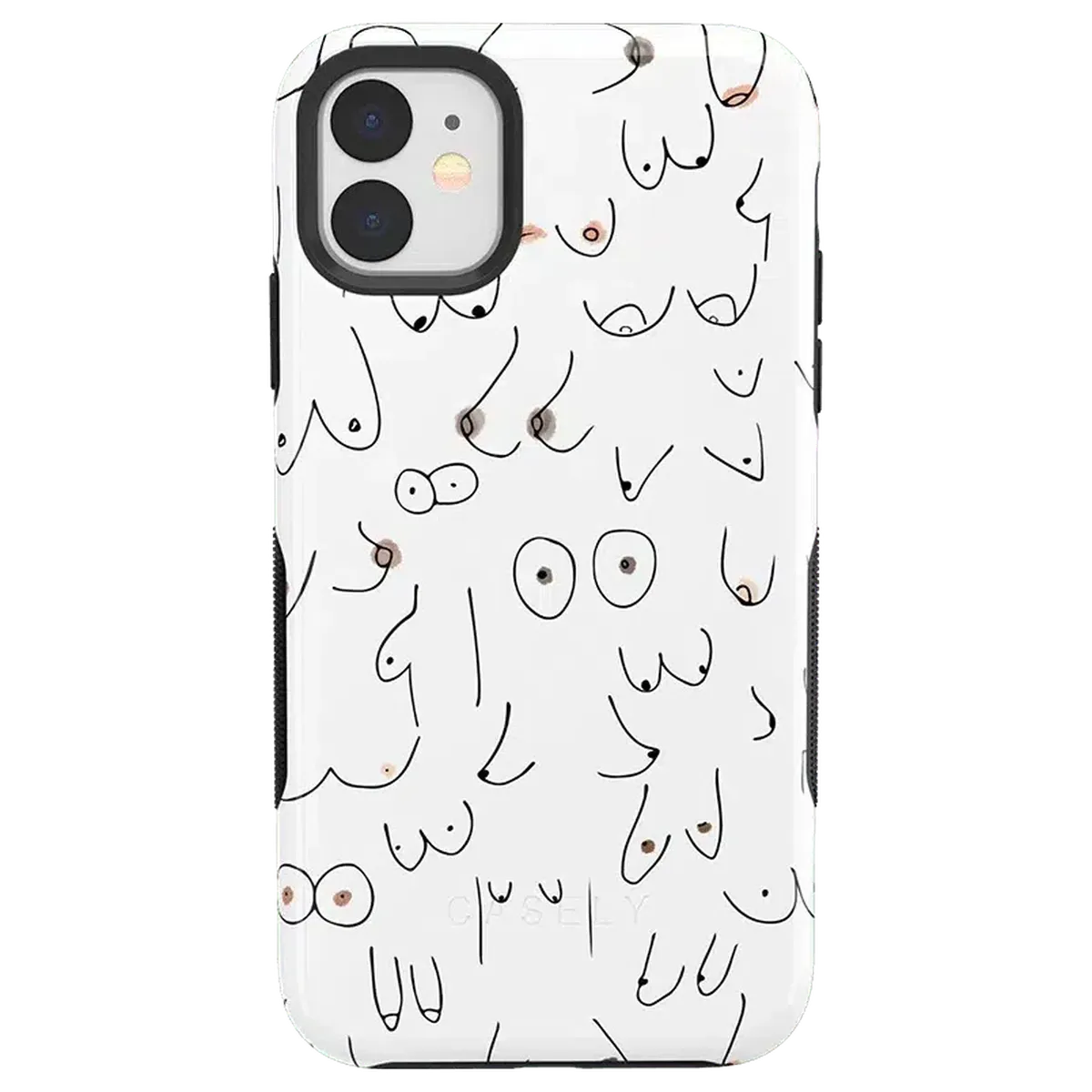 I'm With Her | Black & White Boobs Case - Image 122