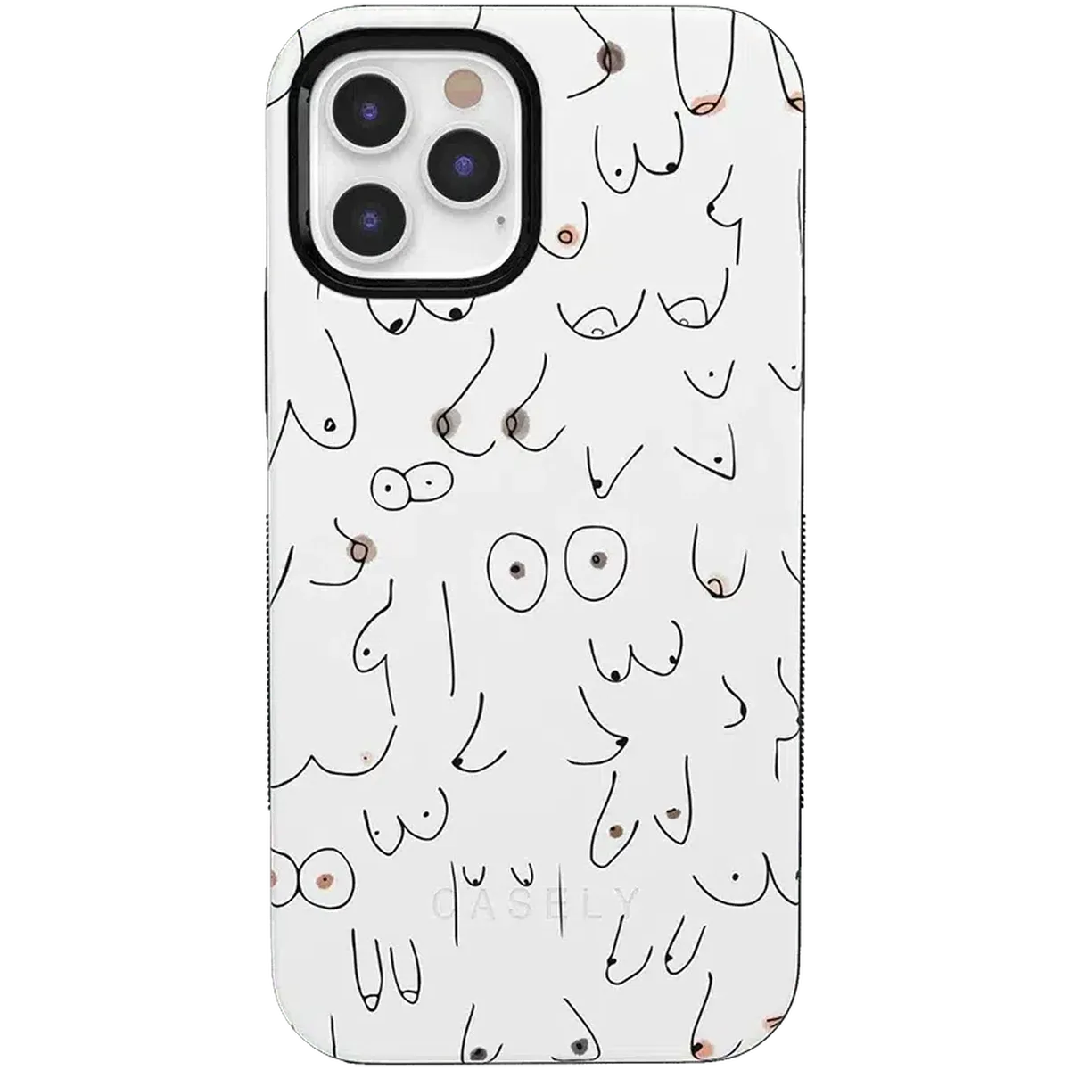 I'm With Her | Black & White Boobs Case - Image 128