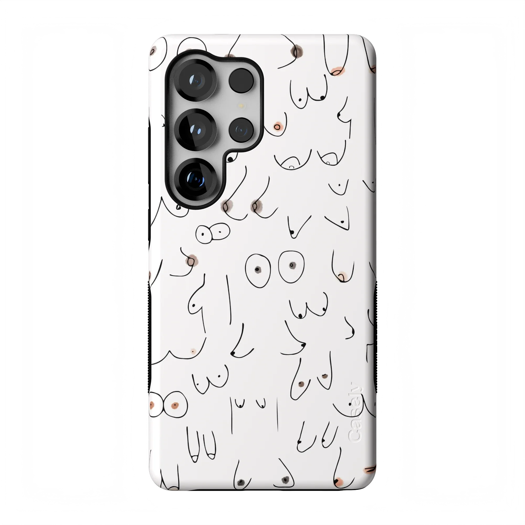I'm With Her | Black & White Boobs Case - Image 171