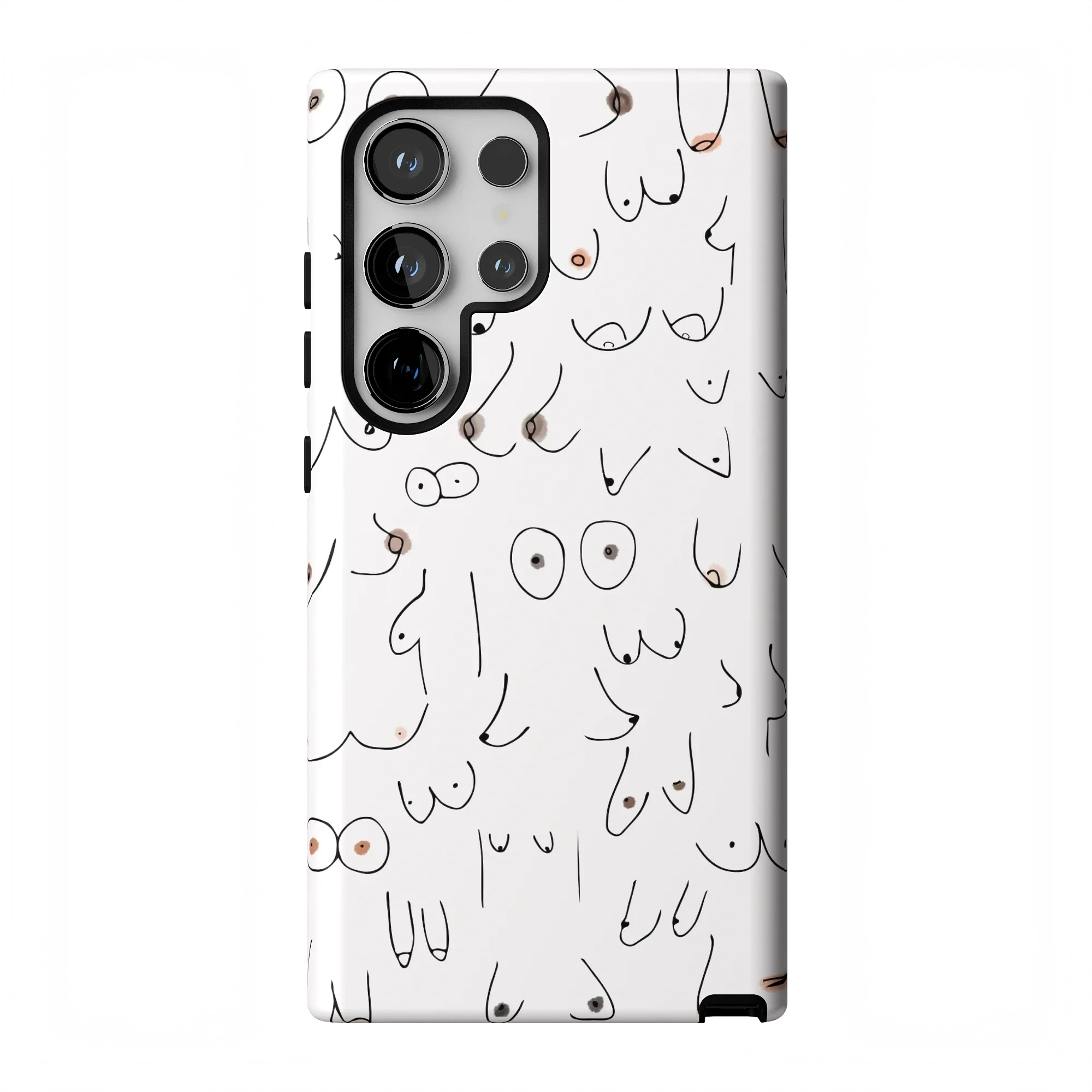 I'm With Her | Black & White Boobs Case - Image 177