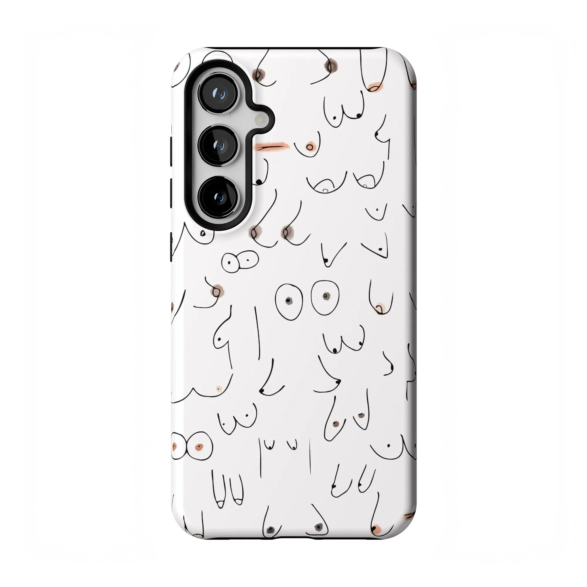 I'm With Her | Black & White Boobs Case - Image 180