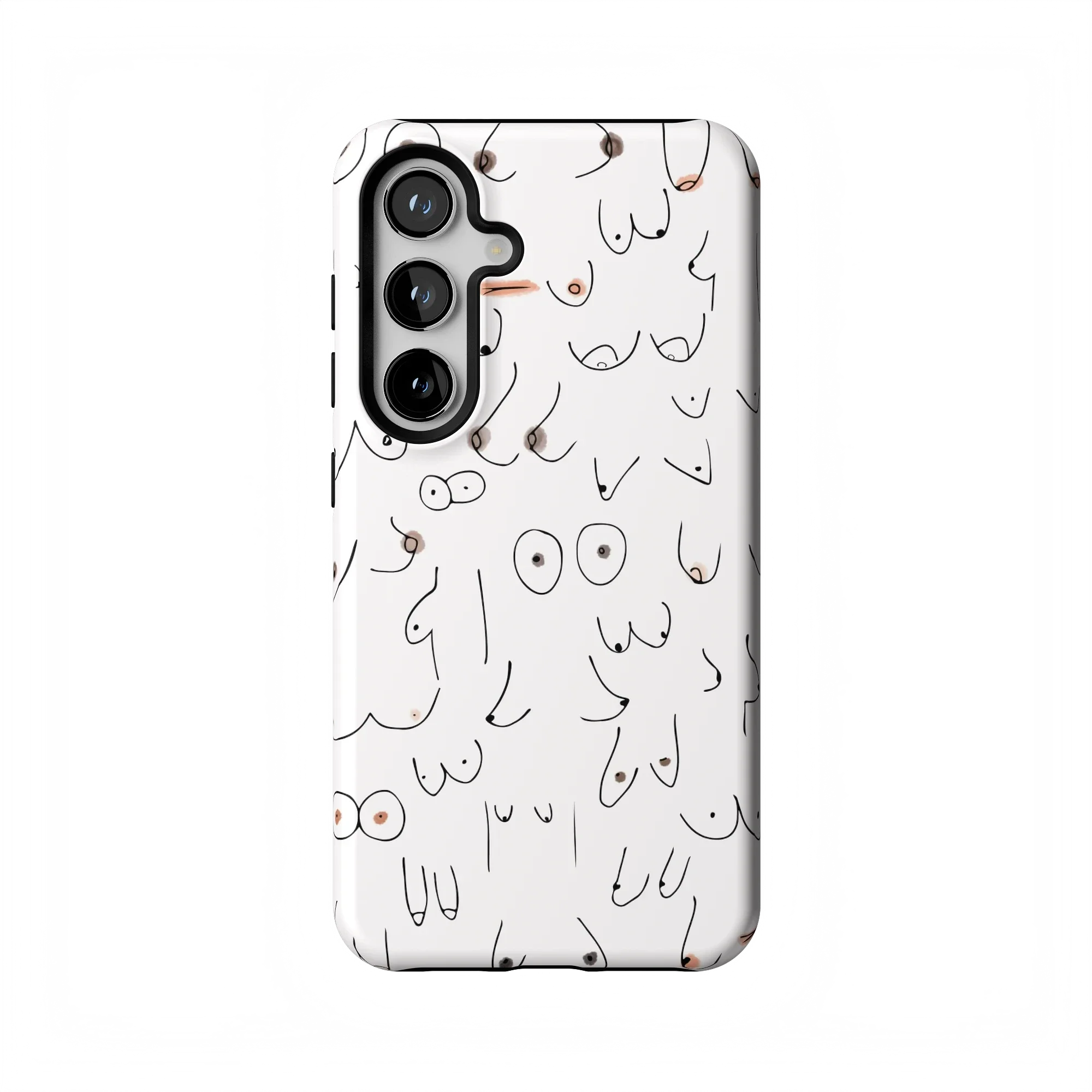 I'm With Her | Black & White Boobs Case - Image 183