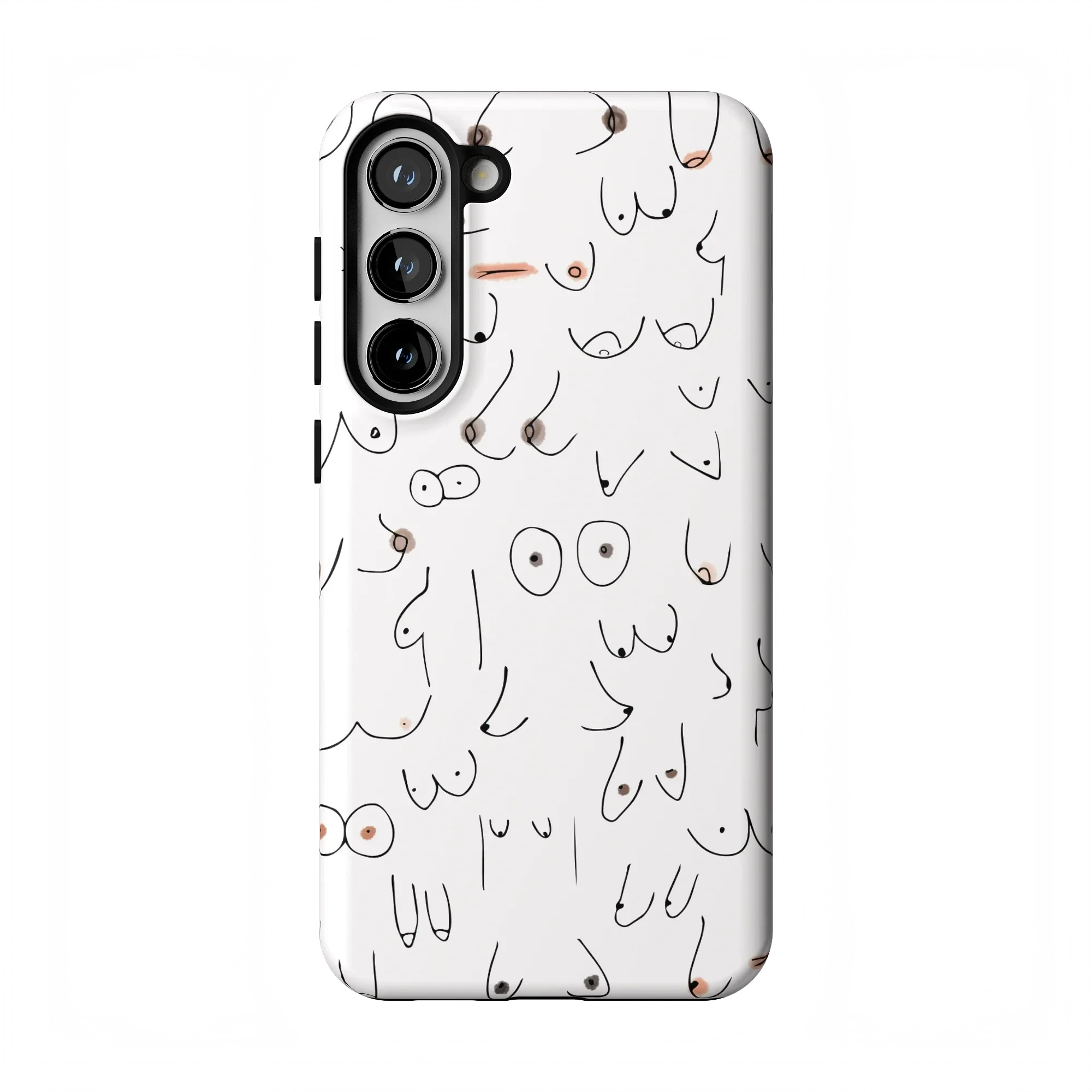 I'm With Her | Black & White Boobs Case - Image 189