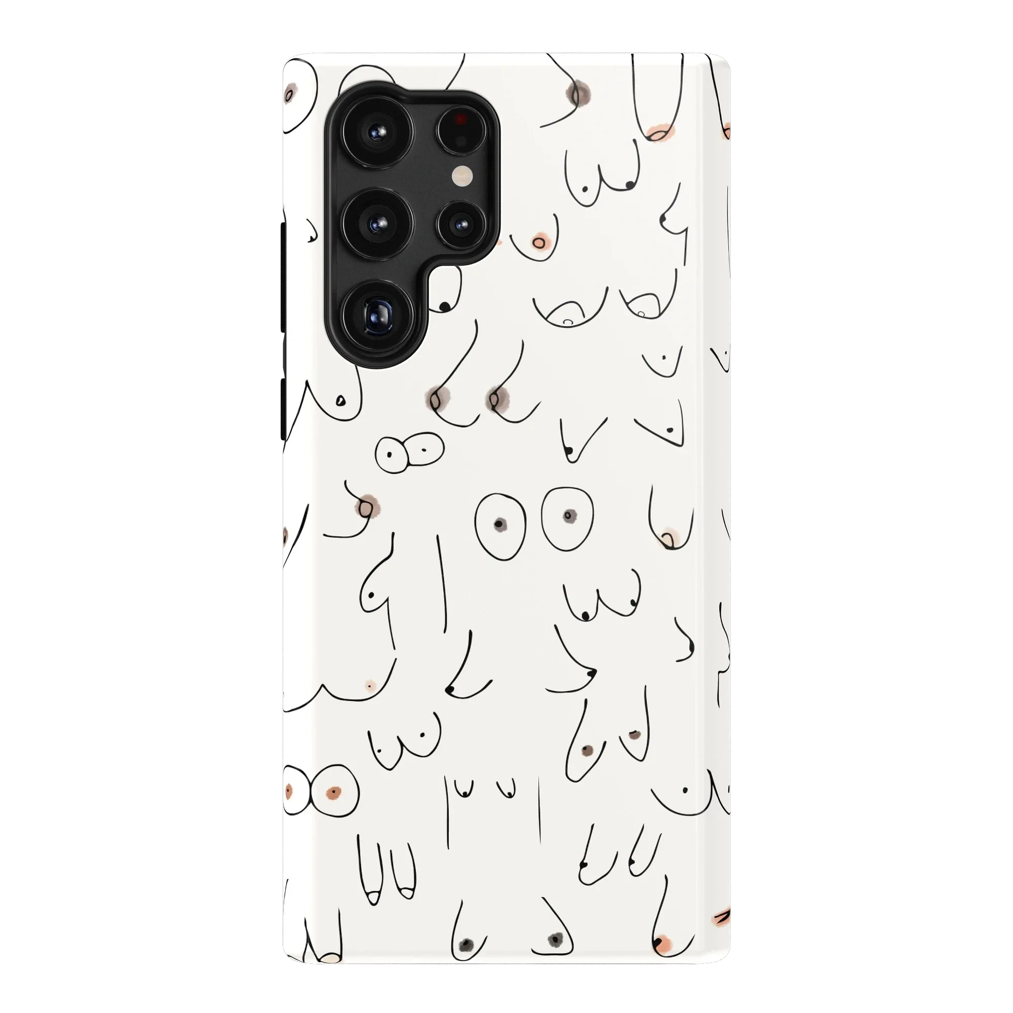 I'm With Her | Black & White Boobs Case - Image 192