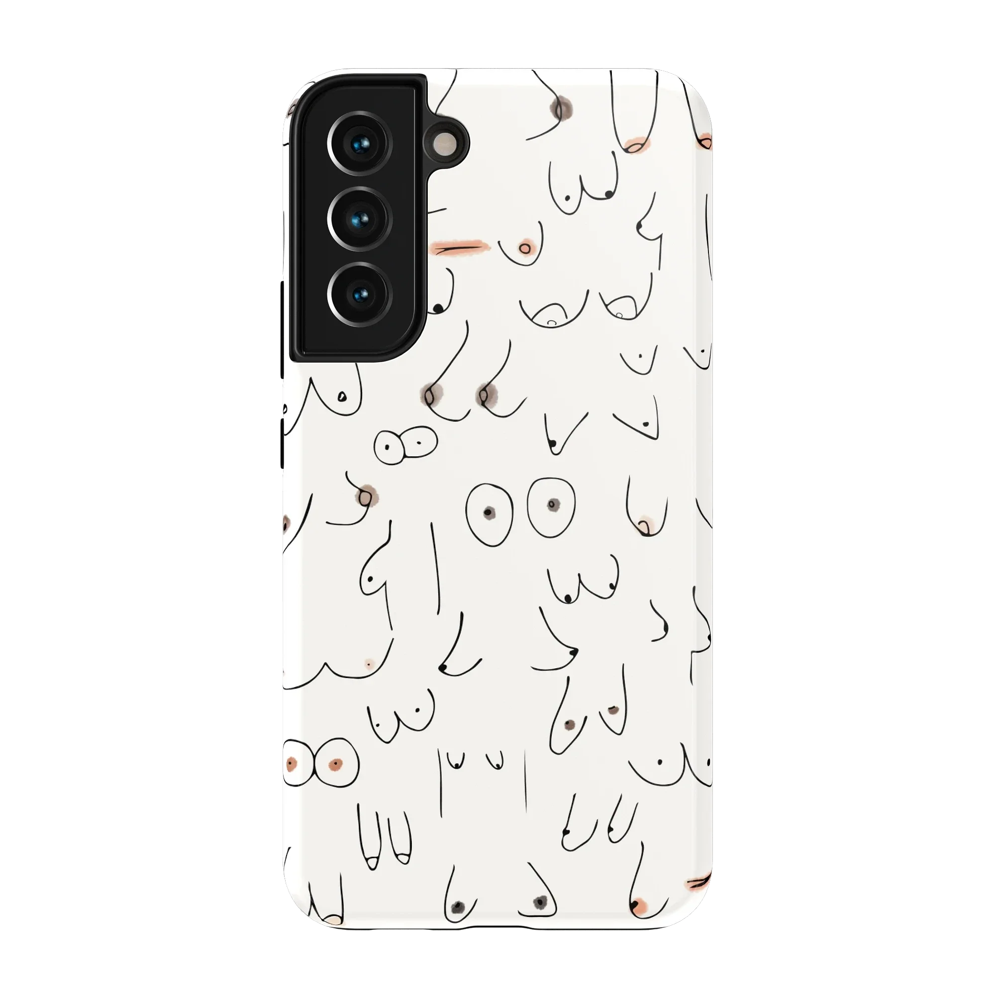 I'm With Her | Black & White Boobs Case - Image 194