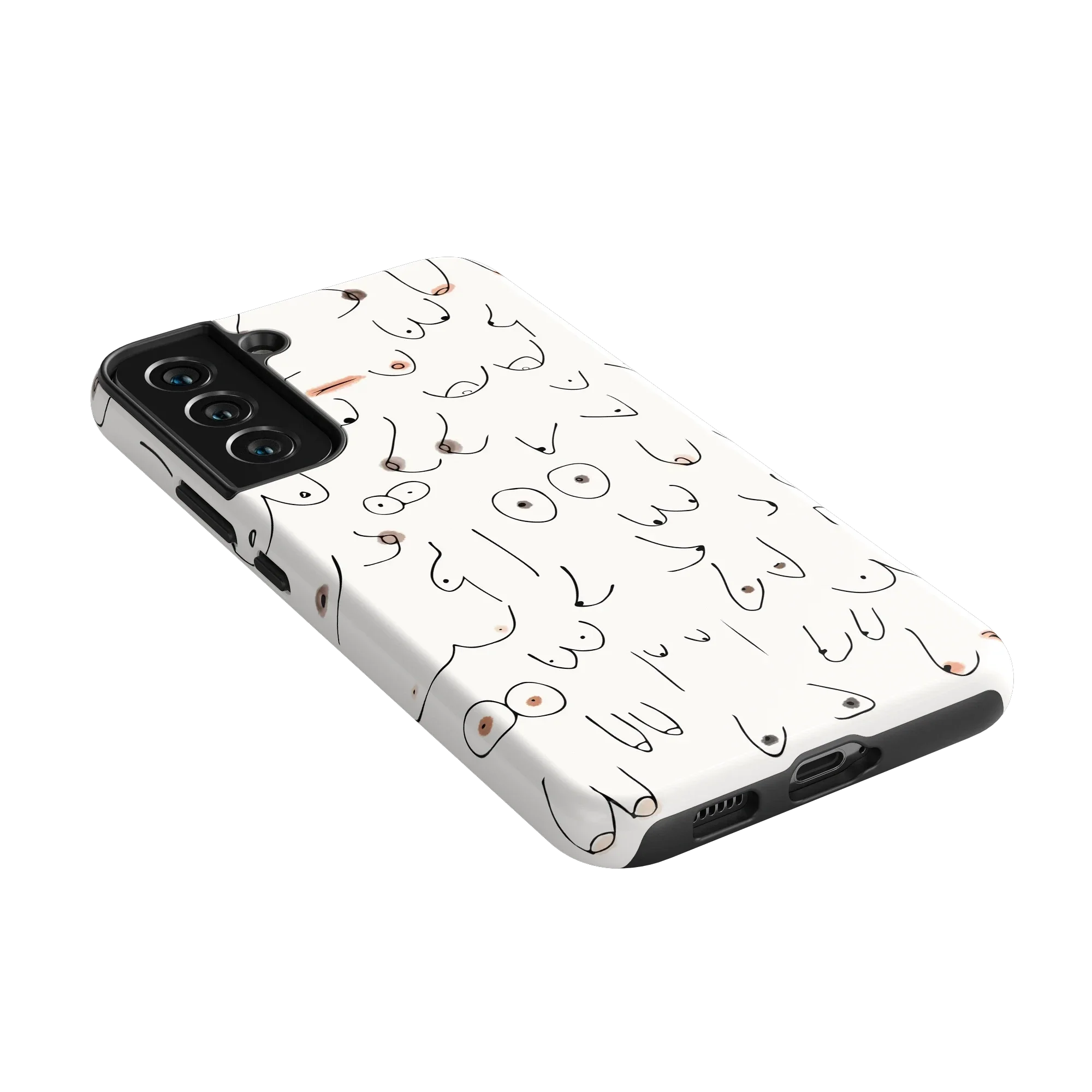 I'm With Her | Black & White Boobs Case - Image 195