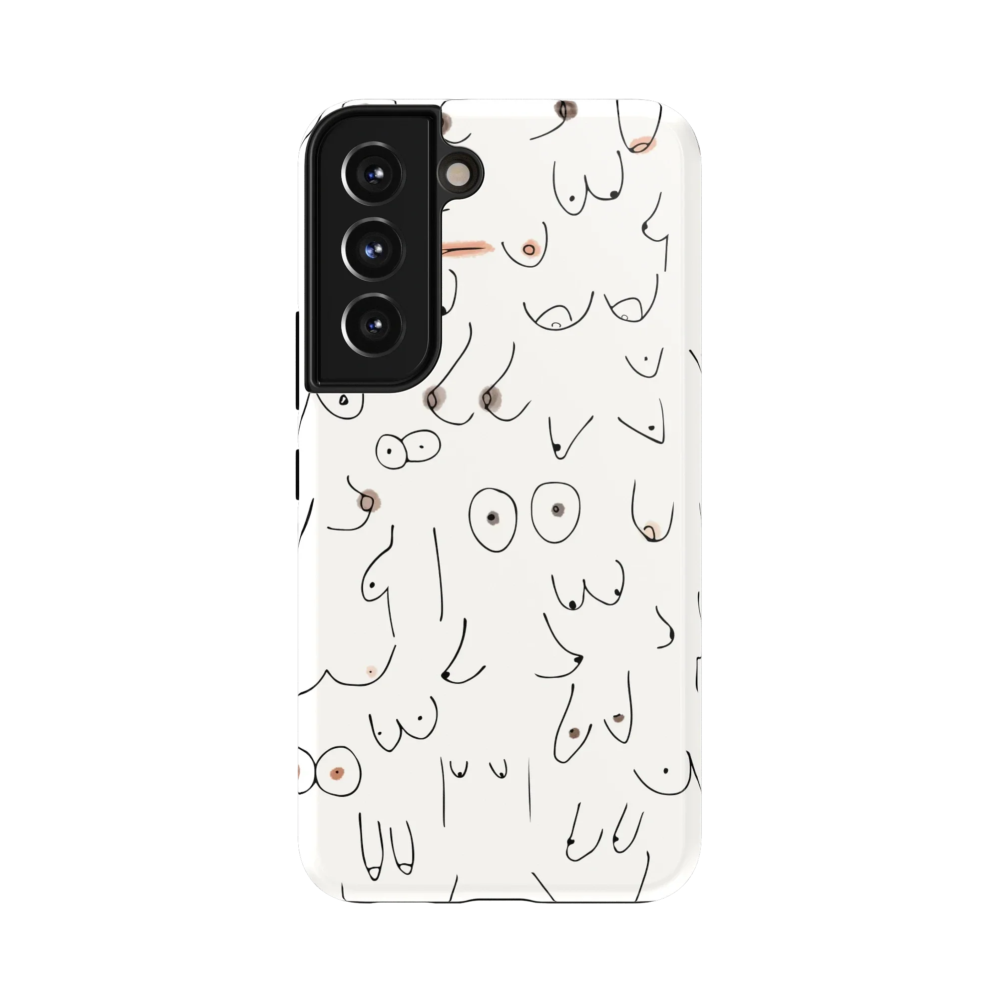 I'm With Her | Black & White Boobs Case - Image 196
