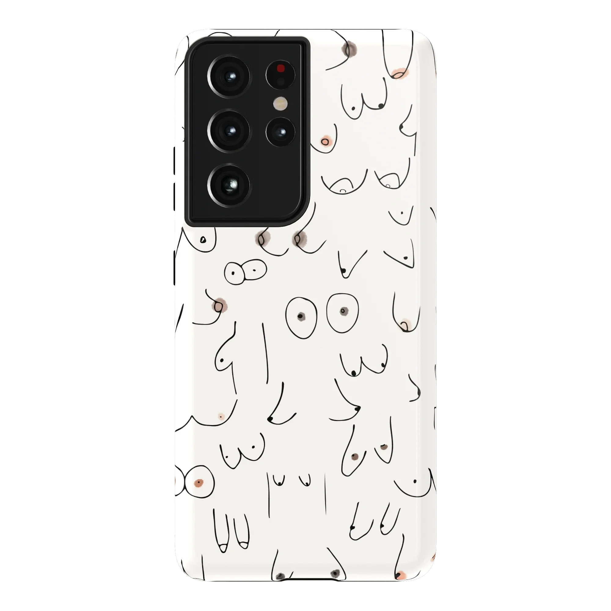 I'm With Her | Black & White Boobs Case - Image 198