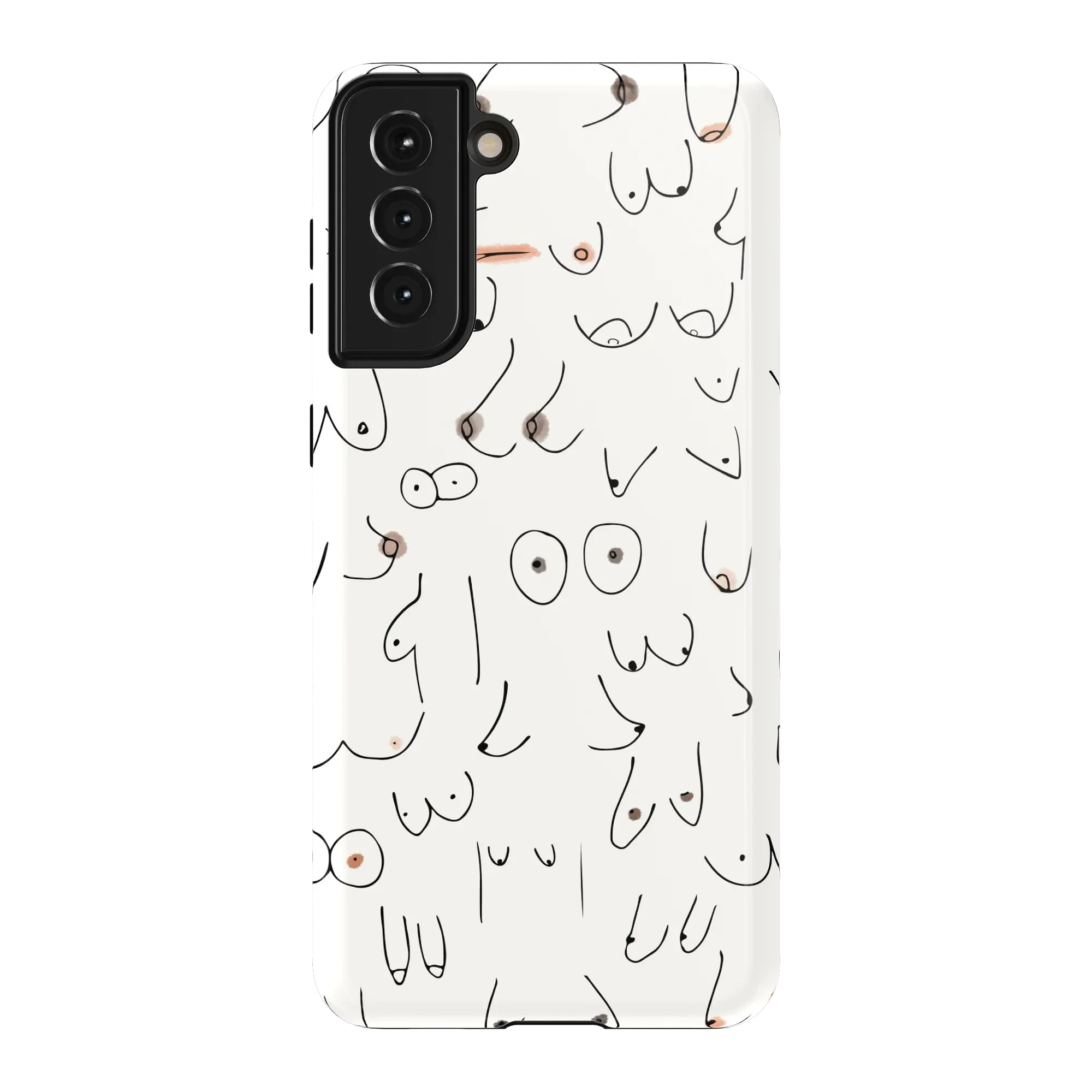 I'm With Her | Black & White Boobs Case - Image 200