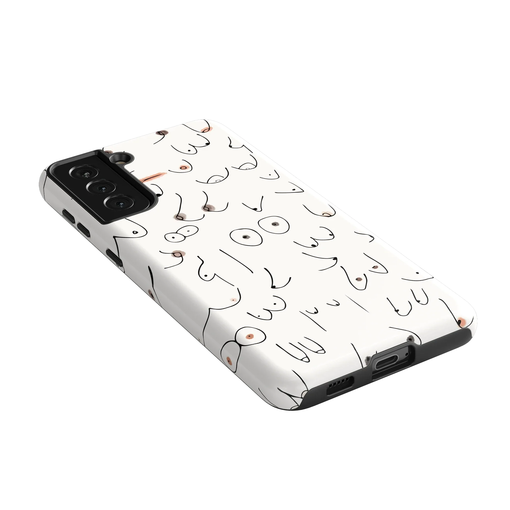 I'm With Her | Black & White Boobs Case - Image 201