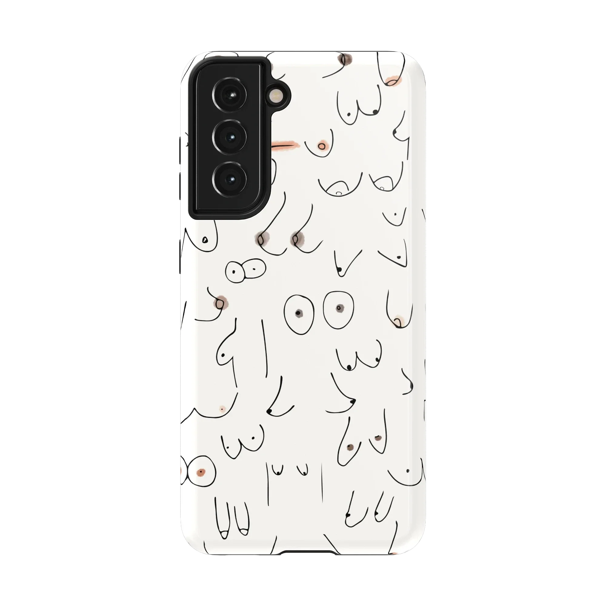 I'm With Her | Black & White Boobs Case - Image 202