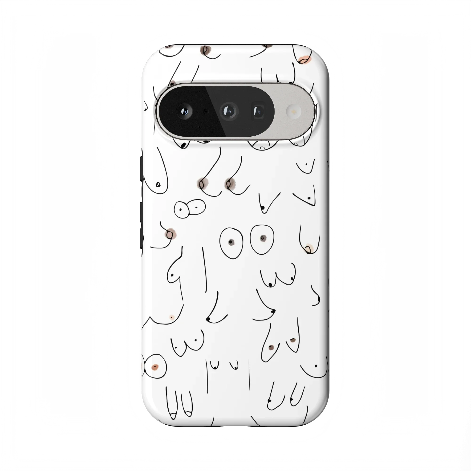I'm With Her | Black & White Boobs Case - Image 212