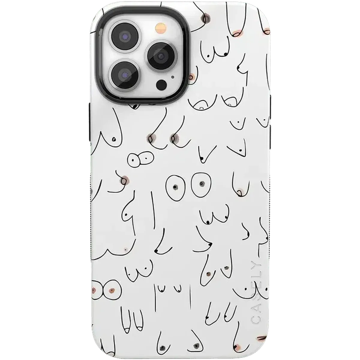 I'm With Her | Black & White Boobs Case - Image 41