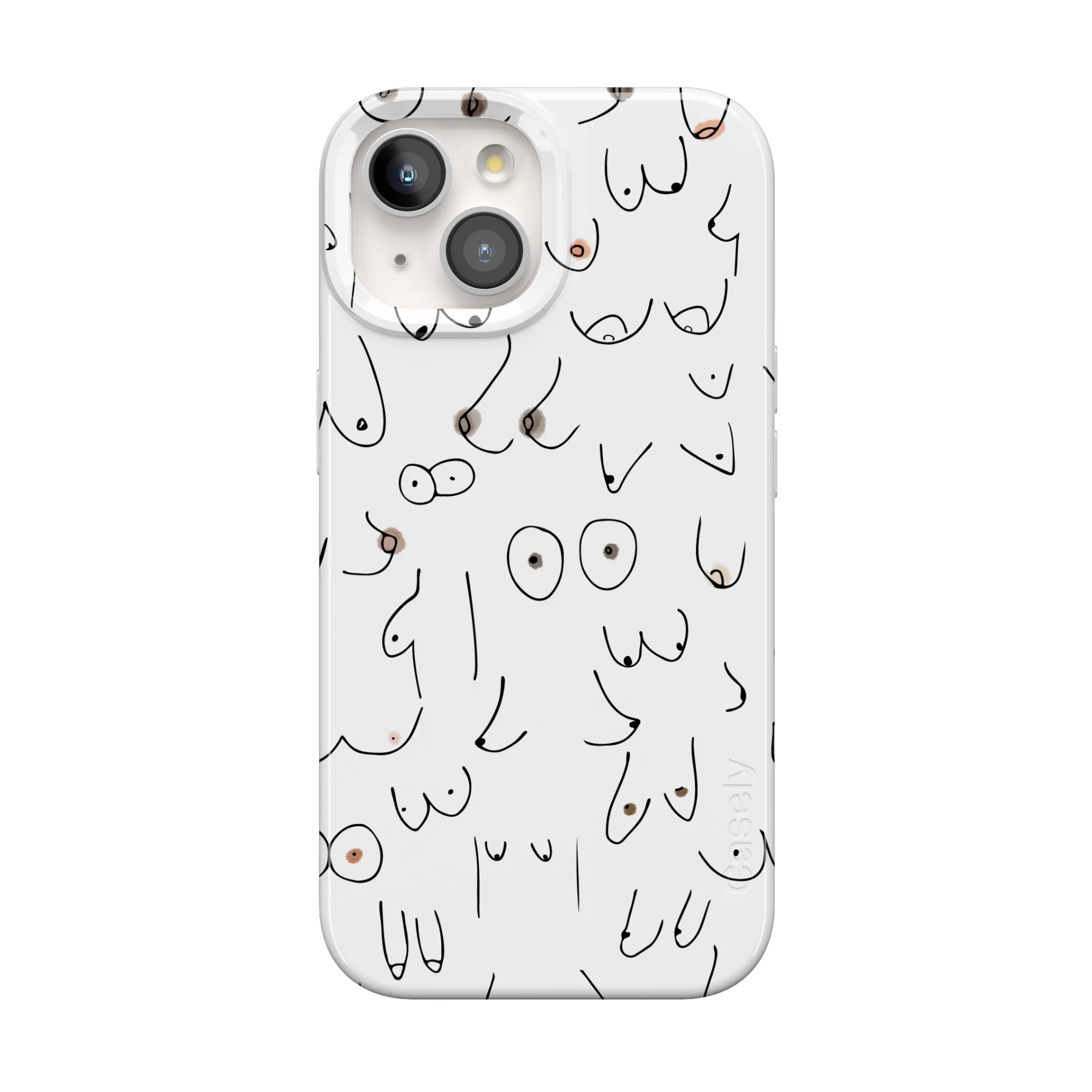 I'm With Her | Black & White Boobs Case - Image 65