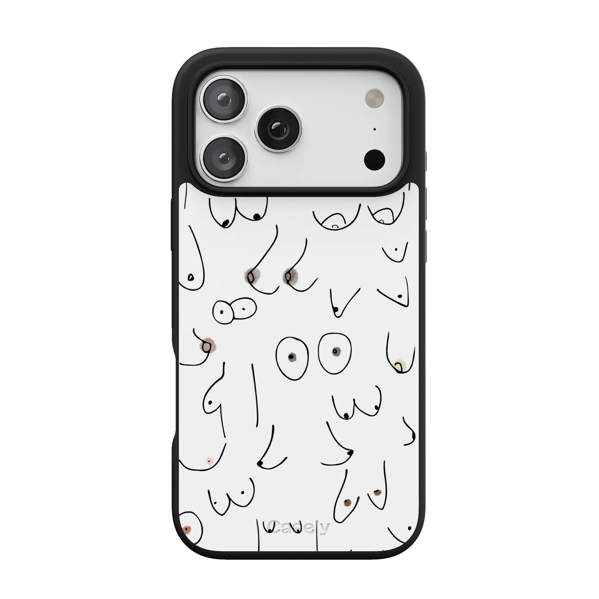 I'm With Her | Black & White Boobs Case - Image 73