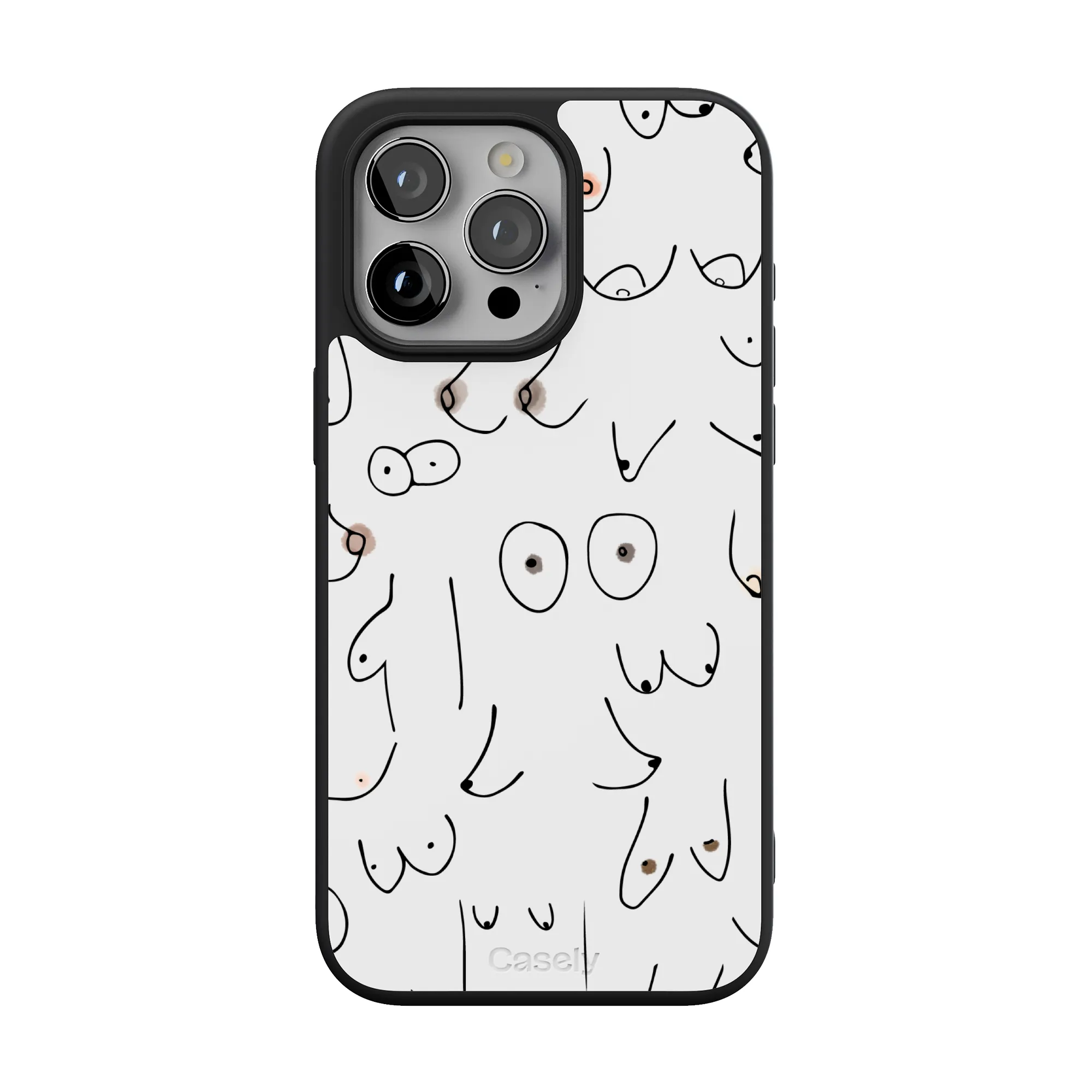 I'm With Her | Black & White Boobs Case - Image 89