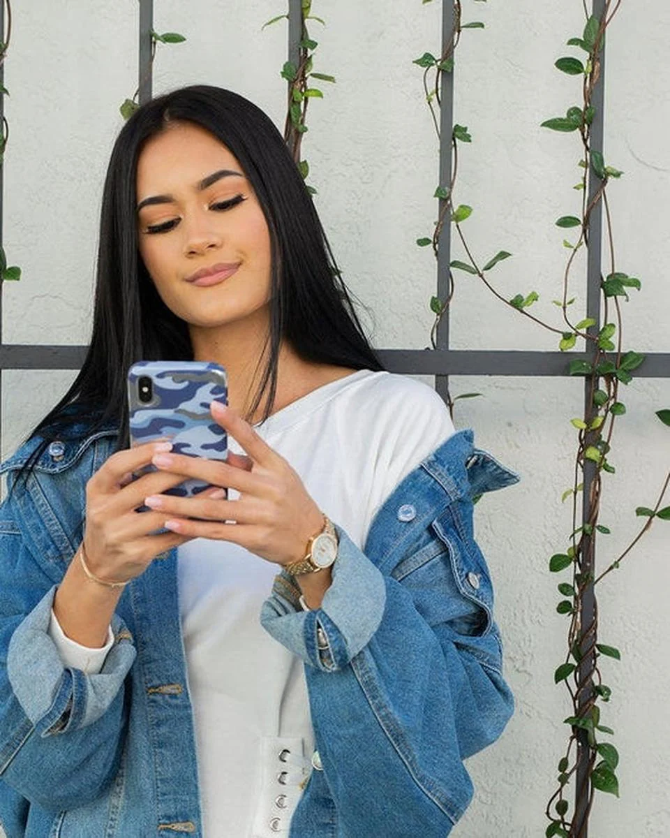 In Formation | Metallic Blue Camo Case - Image 38