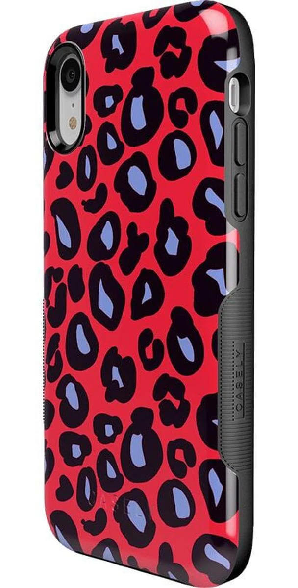 Into the Wild | Red & Blue Leopard Print Case - Image 40