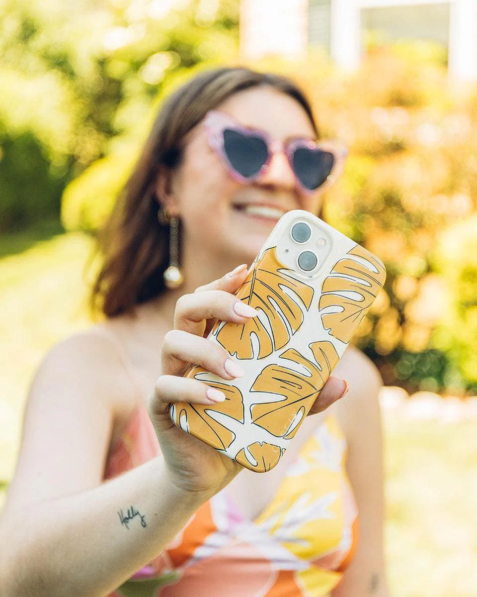Island Time | Tropical Leaves Floral Case - Image 53