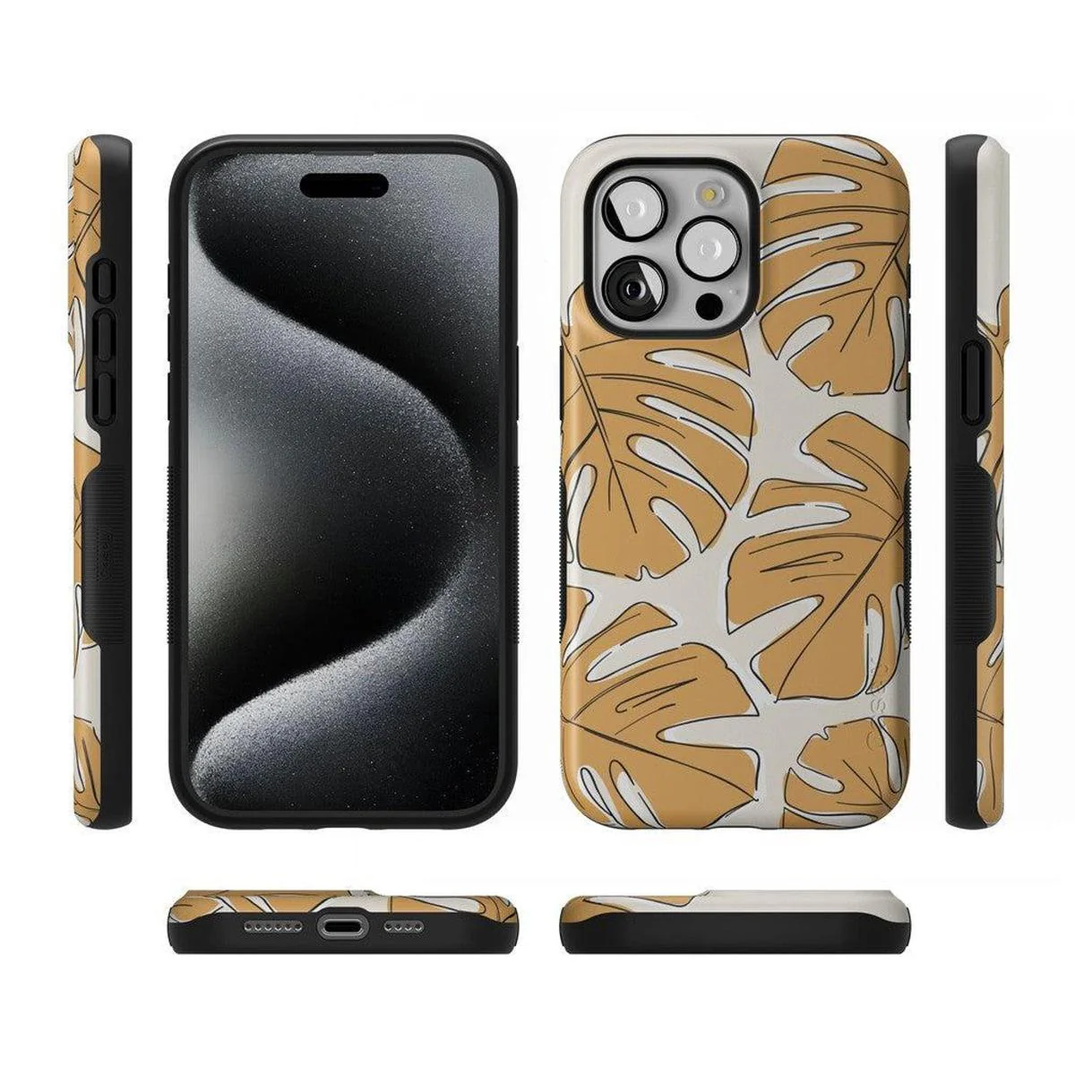 Island Time | Tropical Leaves Floral Case - Image 69