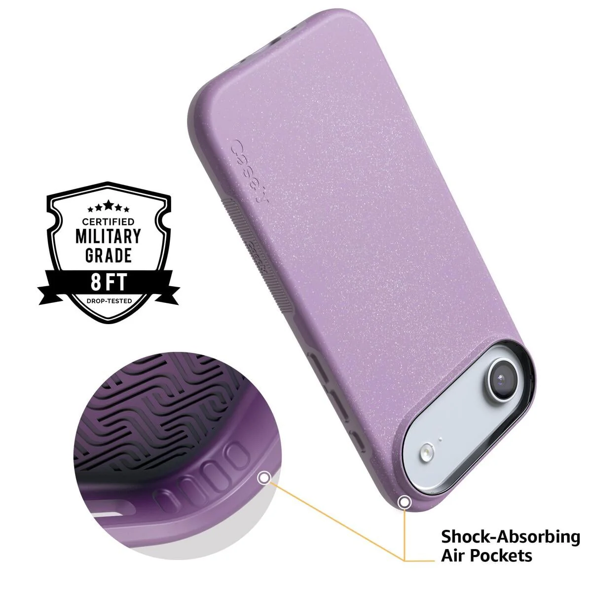 Lavender Waves | Purple Shimmer Case - Image 93