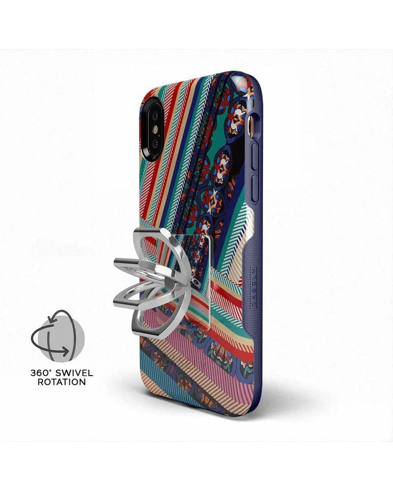 Wearing Layers | Layered Patchwork Phone Ring - Image 5