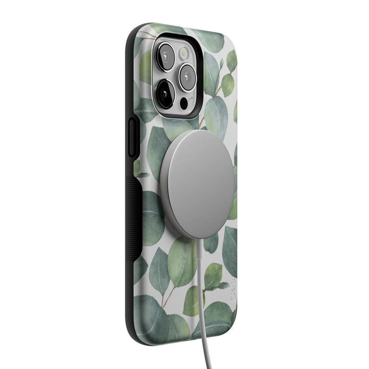 Leaf Me Alone | Green Floral Print Case - Image 80