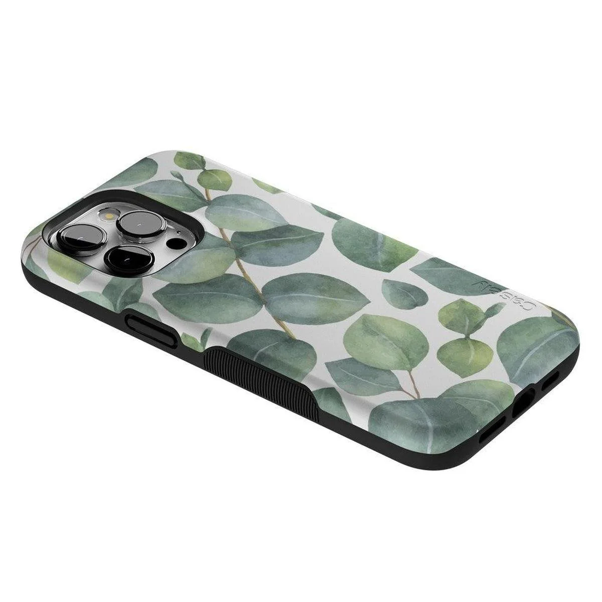 Leaf Me Alone | Green Floral Print Case - Image 86