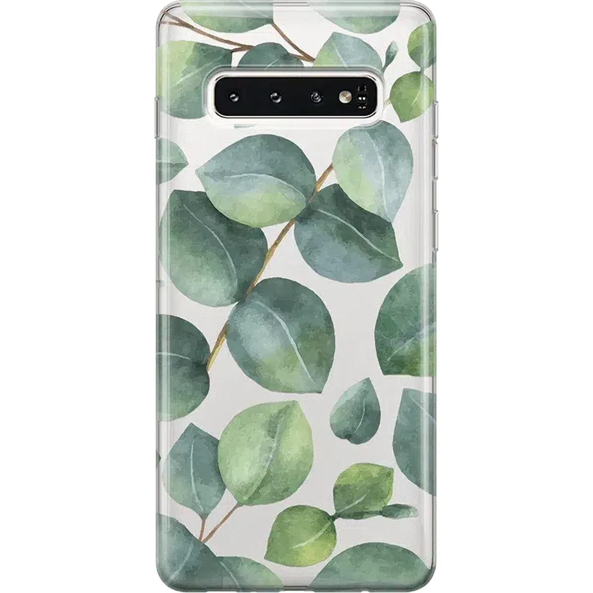 Leaf Me Alone | Green Floral Print Samsung Case - Image 4
