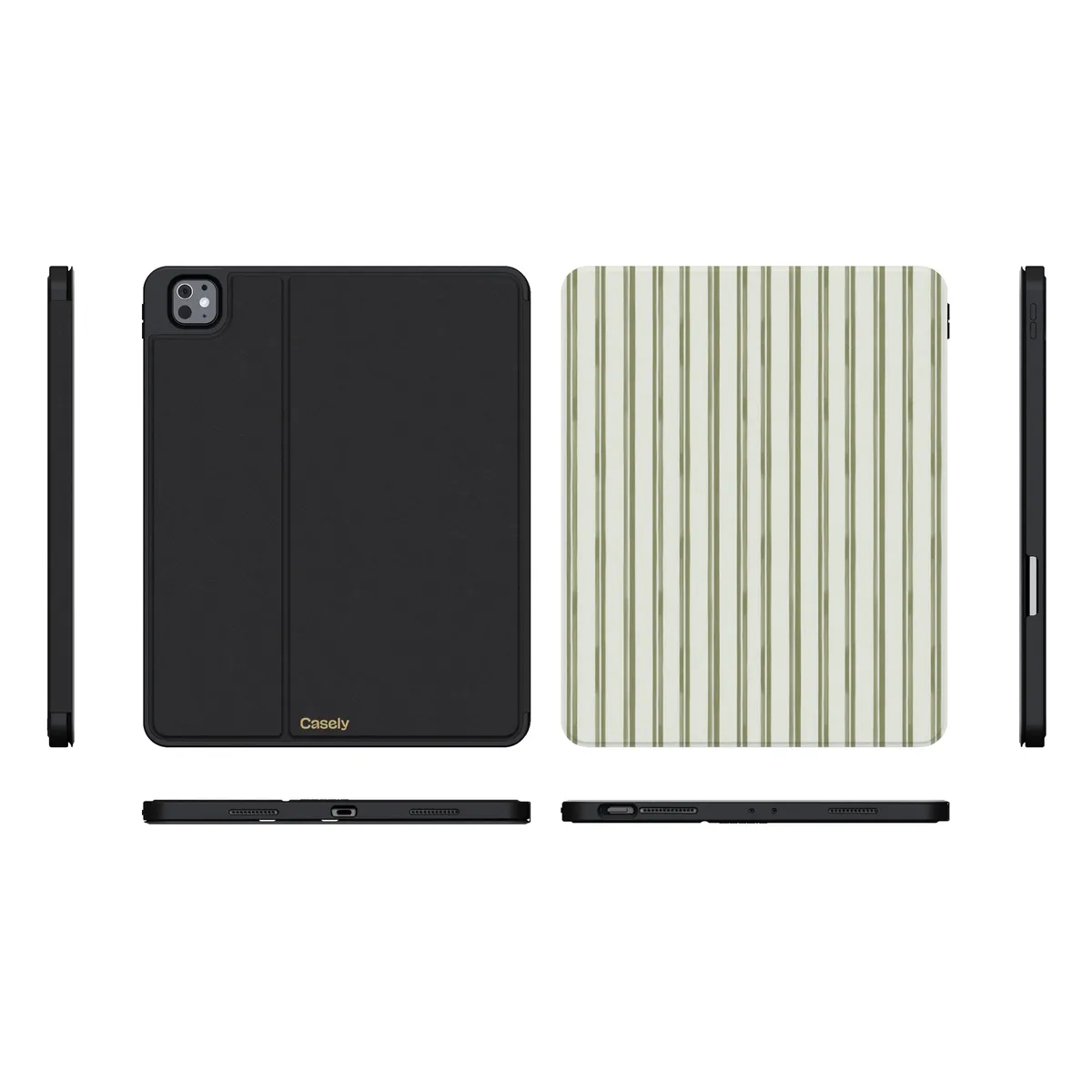 Linen Stripe | The Boyfriend Collection iPad Case - Image 37
