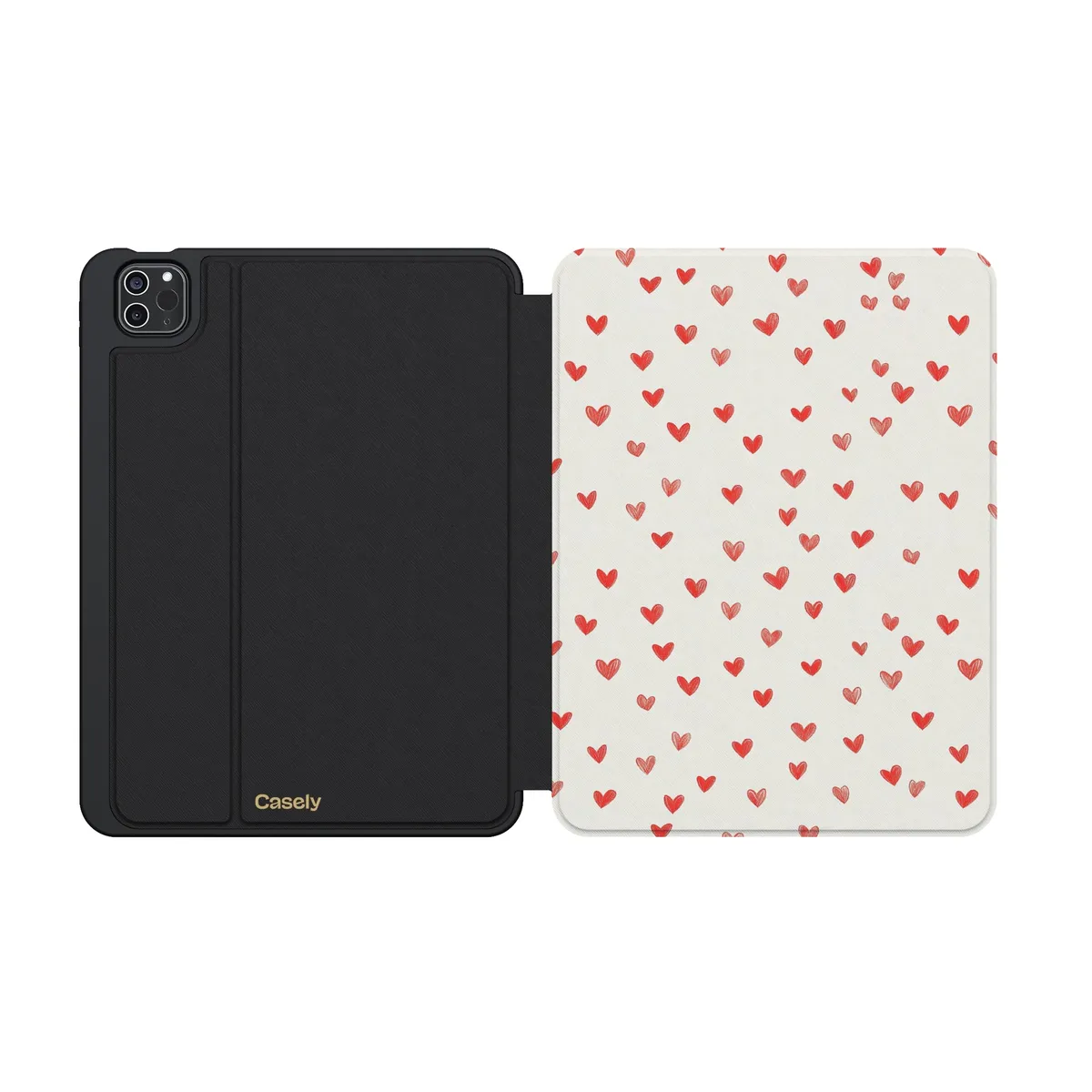Love Letters | Doodle Hearts iPad Case - Image 23