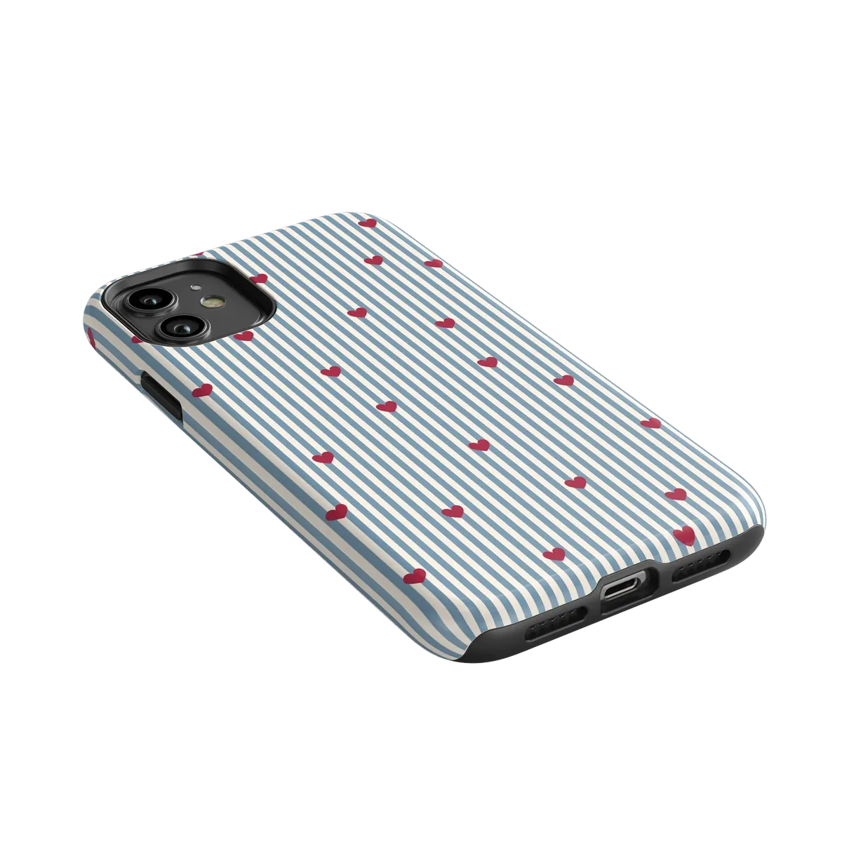 Love Lines | Blue Stripes Case - Image 110