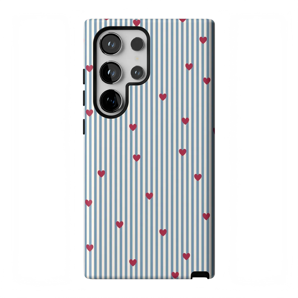 Love Lines | Blue Stripes Case - Image 124