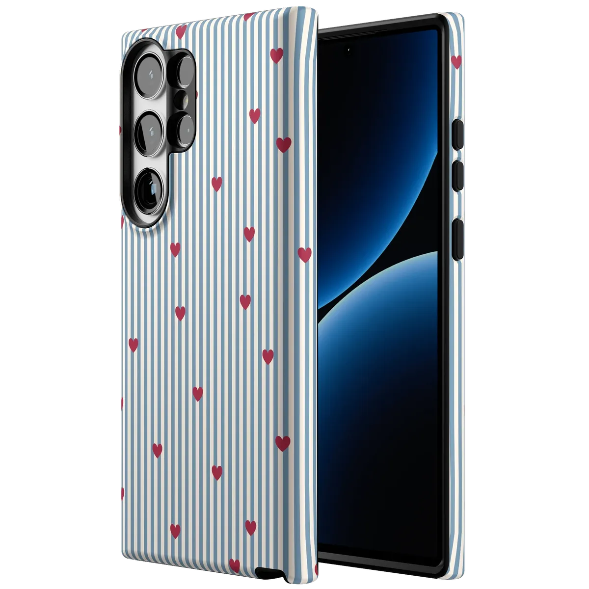 Love Lines | Blue Stripes Case - Image 134