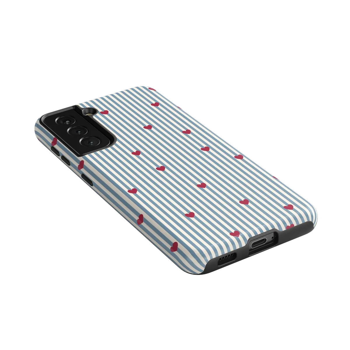Love Lines | Blue Stripes Case - Image 153