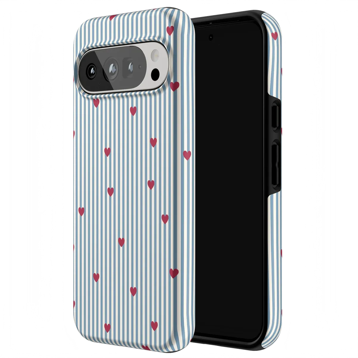Love Lines | Blue Stripes Case - Image 156