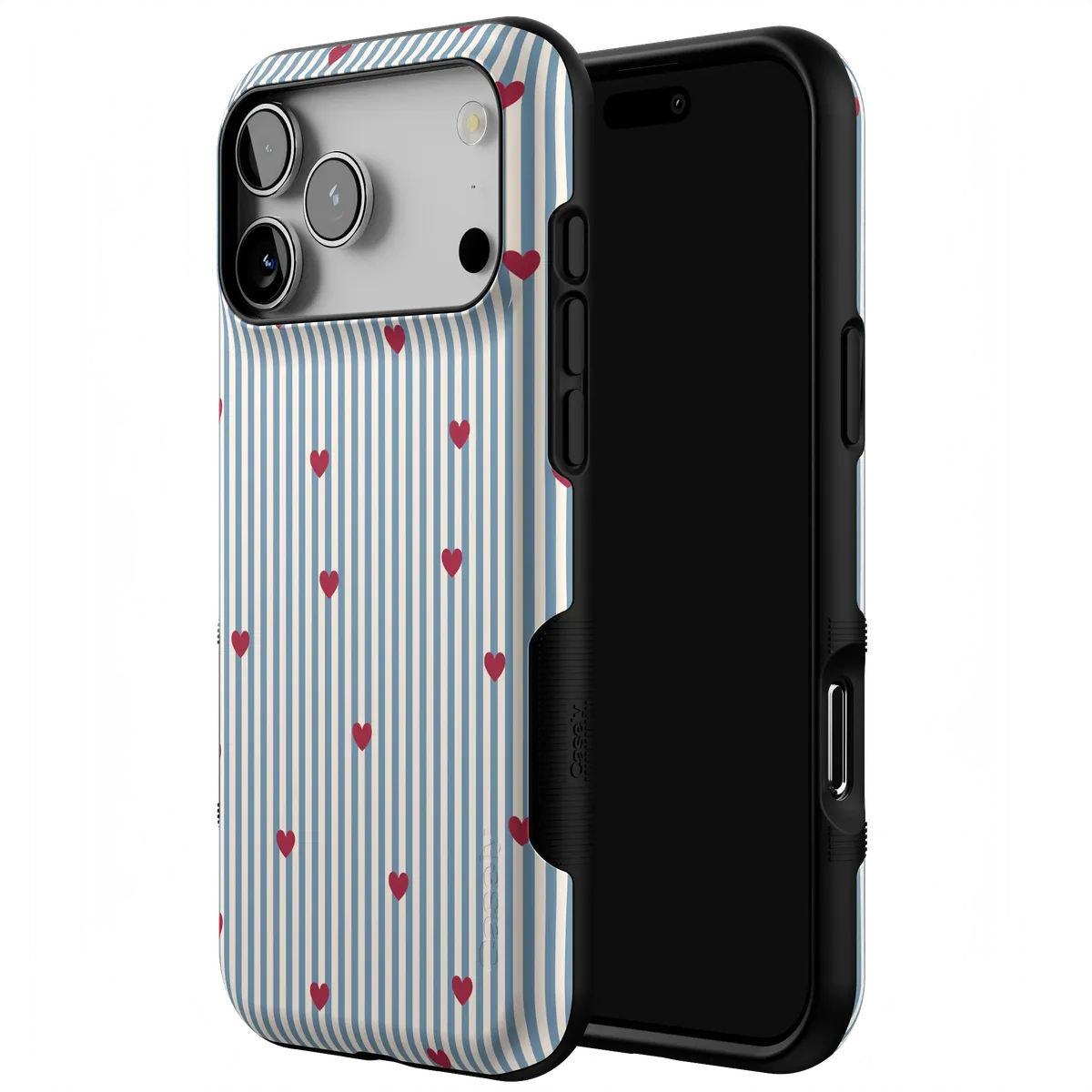 Love Lines | Blue Stripes Case - Image 2